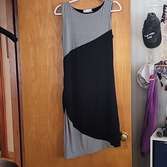 Lucy & Laurel Dresses & Skirts - Lucy & Laurel Black and White Striped Bodycon Dress